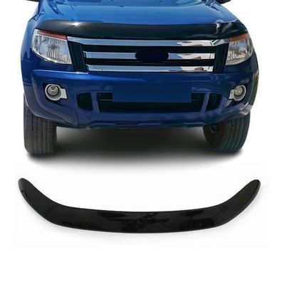 Motorhaube Deflektor Insekten Steinschlagschutz für Ford Ranger 2012-2015 Dunkel