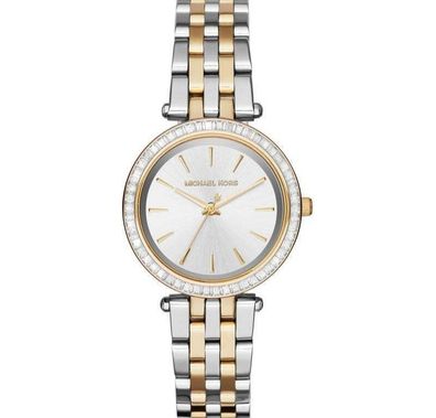 Michael Kors Mini Darci MK3405 Damen Uhr 33 mm Bicolor Silber Gold