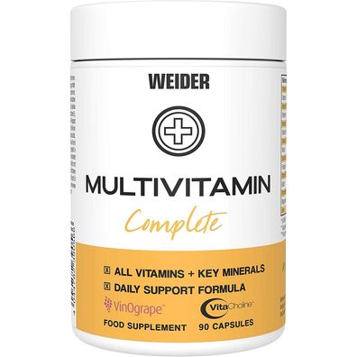 Weider Multivitamin Complete A-Z Premium Komplex - ab 90 Kapseln / Dose