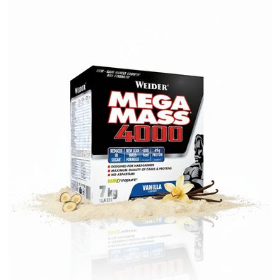 Weider Giant Mega Mass 4000 - ab 7kg verschiedene Geschmäcker