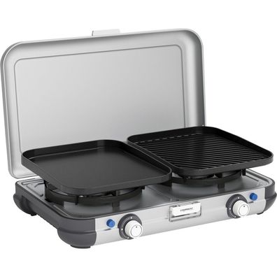 Camping Kitchen 2 Grill & Go CV (grau/schwarz, 2x 2kW, Modell 2023)