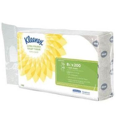 Kimberly-Clark Ultra Einzelblatt Toilettenpapier 2-lagig Weiß 36 Rollen