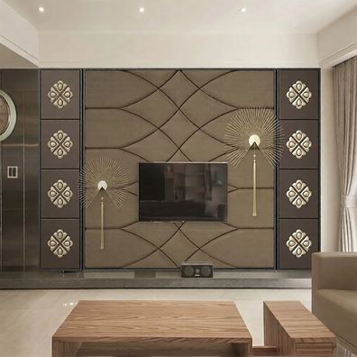 3D Wandtapeten Luxus Design Wohnzimmer Wandverkleidung Deko Modern Elegant 4888