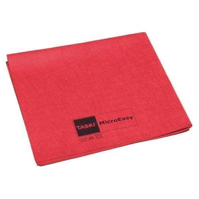 Taski MicroEasy Mikrofasertuch Rot, Hochsaugfähig & Streifenfrei