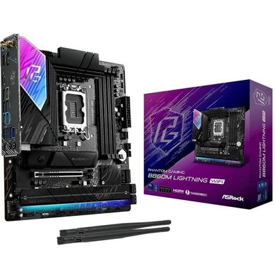 ASRock B860M Lightning WiFi, 1851 mATX HDMI/DP, DDR5