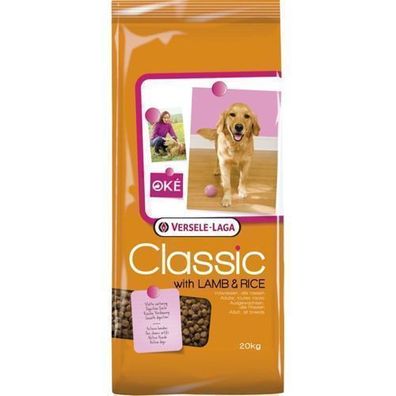 VL-Classic Hundefutter mit Lamm und Reis, 20 kg, für ausgewachsene Hunde