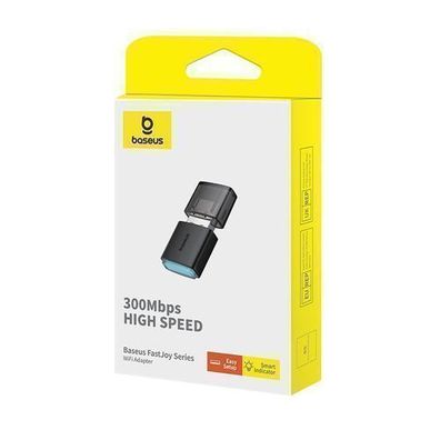 Externe USB-WLAN-Netzwerkkarte 2,4 GHz 300 Mbit/s schwarz