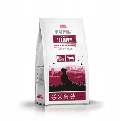 PUPIL Premium M&L reich an Rindfleisch 12 kg