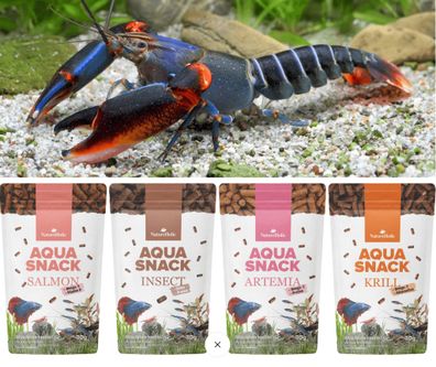 Snackbundle für Flusskrebse - Insect - Krill - Artemia - Salmon