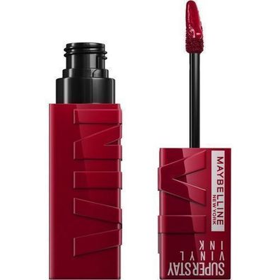 Maybelline SuperStay Vinyl Lipstick 55 Royal, Flüssige Lippenfarbe, 4.2ml