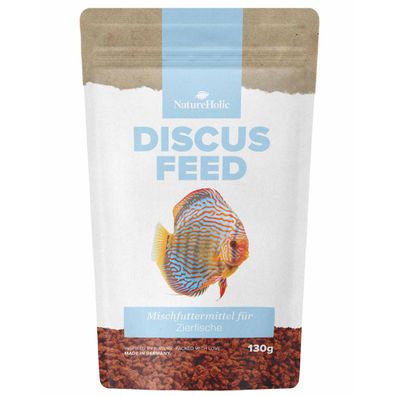 NatureHolic Discusfeed - 130g Granulatfutter für Diskusfische