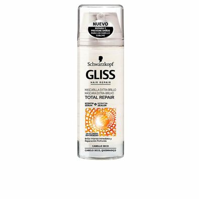 Schwarzkopf Mass Market Schwarzkopf Gliss Total Repair Extra Shine Mask 150ml