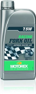 Motorex Racing Fork Oil 7,5W 1 Liter - Vollsynthetisches Gabelöl mit 3D Response Tech