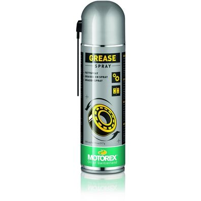 Motorex GREASE SPRAY 500 ml - Dickfléssiger Fettspray mit Salzwasserresistenz