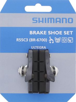Shimano Bremsschuh R55C3 Cartridge BR-6700 Bremsschuhe - fér Alufelgen Rennradbremsen