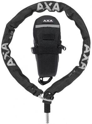 AXA RLC 100/5,5 Einsteckkette 100 cm mit Tasche Schwarz