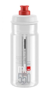 Elite Trinkflasche Jet klar rot 550ml