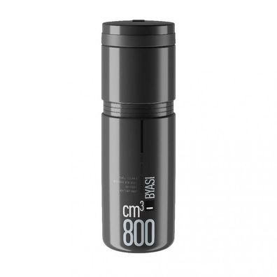 ELITE BYASI Werkzeugflasche 800 ml dunkelgrau: Wasserdichter Werkzeugbehälter in Trin