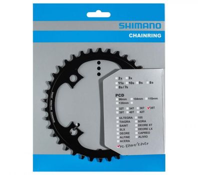 Shimano Kettenblatt SM-CRE80 / SM-CRE80-B 38Z - Effiziente Kraftébertragung fér E-Bik