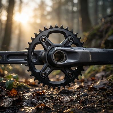 Shimano Kettenblatt DEORE FC-M590/FC-M591 22 Zähne - präziser Antrieb fér MTB-Schaltu