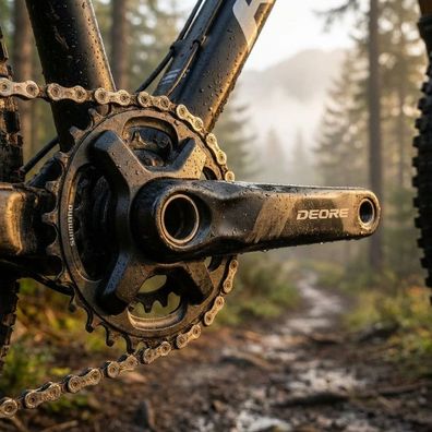 Shimano Kettenblatt DEORE FC-M617/660 22 Zähne - präziser Antrieb fér 2x10 & 3x9