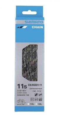 Shimano DEORE CN-HG601 11-fach Kette 126 Glieder mit Kettenschloss - präzise Schaltpe