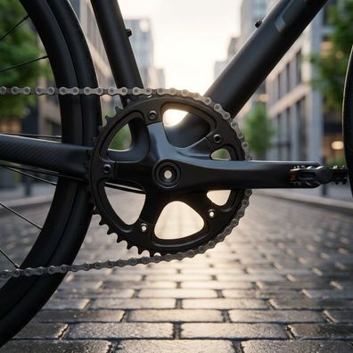 Shimano Kettenblatt ALFINE FC-S500 39 Zähne schwarz - präziser Antrieb fér Alfine-Nab