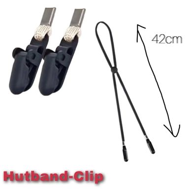 Hutbandclip verstellbar Anti- Wind Band Clip für Sonnenhut Basecap Hut Kappe JGA