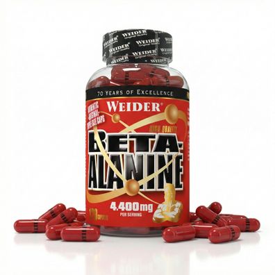 Weider Beta Alanine Caps - 120 Kapseln pro Dose