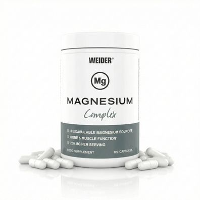 Weider Magnesium Complex, 120 Kapseln pro Dose