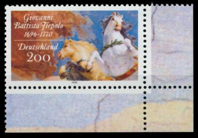 BRD 1996 Nr 1847 postfrisch ECKE-URE X72CA12