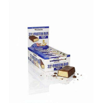 Weider 32% Protein Bar Eiweiß Riegel - 24x60g verschiedene Geschmäcker