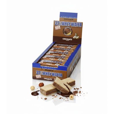 Weider 32% Whey-Wafer - 24x35g Riegel Box - verschiedene Geschmäcker