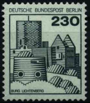 BERLIN DS BURGEN u. Schlösser Nr 590 postfrisch S5F57FA