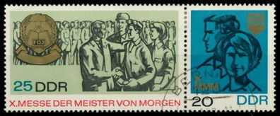 DDR Zusammendruck Nr WZd179 gestempelt WAAGR PAAR X8D0C8A