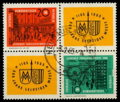 DDR Zusammendruck Nr 1012VB1-1013VB1 zentrisch gestempelt VI X8D53BE