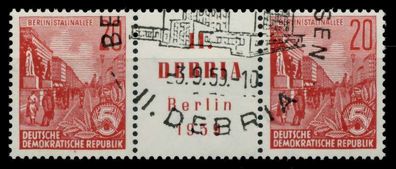 DDR Zusammendruck Nr WZd22 gestempelt 3ER STR X8D76BA