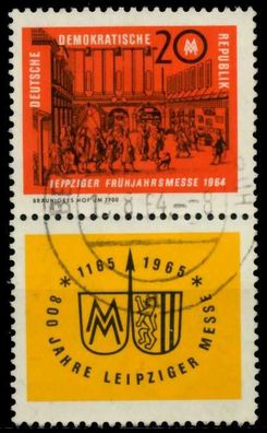 DDR Zusammendruck Nr SZd46 zentrisch gestempelt SENKR PAAR X8EB46E