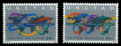 UNO NEW YORK Nr 677-678 postfrisch X92A6EA