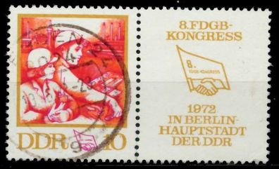 DDR Zusammendruck Nr WZd263 gestempelt 3ER STR X986072