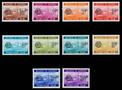 Guernsey PORTO Nr 18-27 postfrisch X6A673A
