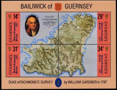Guernsey Block 4 postfrisch S0136E2