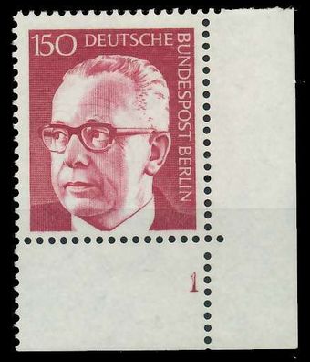 BERLIN DS HEINEM Nr 431 postfrisch Formnummer 1 X8E283A