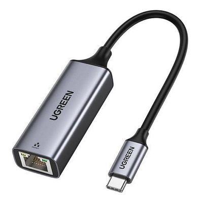 Ugreen USB-C zu RJ45 Gigabit Ethernet Adapter Grau - Externe Netzwerkkarte (1000