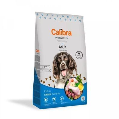 Trockenfutter für Hunde Calibra DOG Premium Adult 12 kg