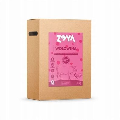 ZOYA Coldpro Rindfleisch-Trockenfutter für Hunde, 9 kg