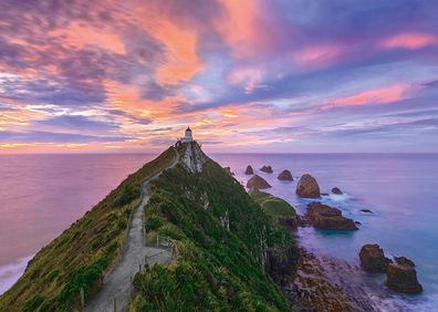 Nugget Point Leuchtturm, The Catlins, South Island - New Zealand