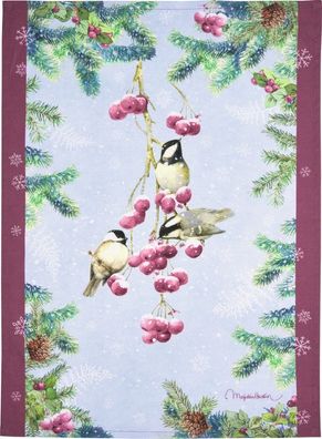 Geschirrtuch Romantische Weihnachten, Küchentuch, Advent, 23640 100 % Baumwolle
