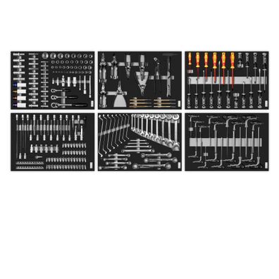 Werkzeugeinlagen Set mit 6 Einlagen Industrial Line