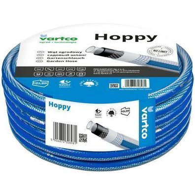 6 lagiger Wasserschlauch Gartenschlauch Flexibel UV Beständig Vartco Hoppy 36bar